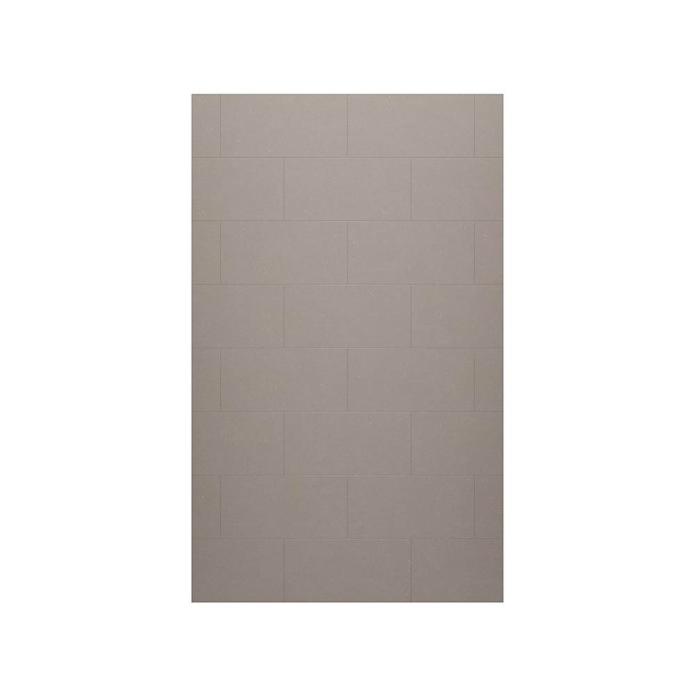 Swan TSMK-9636-1 36 x 96 Swanstone® Traditional Subway Tile Glue up Bathtub and Shower Single Wall Panel in Clay