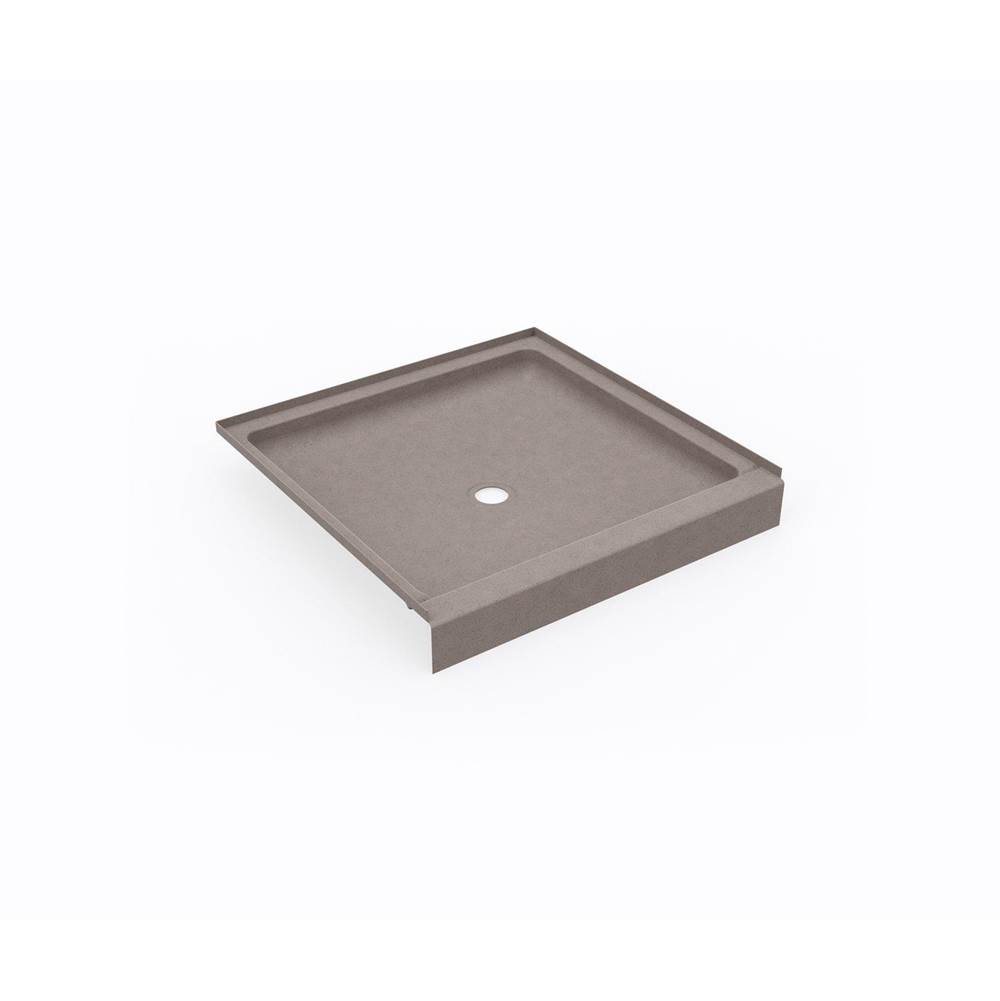 Swan SS-3636 36 x 36 Swanstone® Alcove Shower Pan with Center Drain Clay