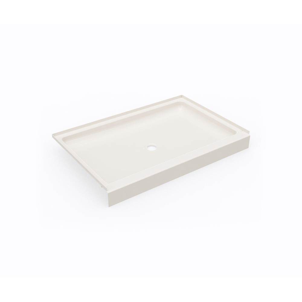 Swan SS-3248 32 x 48 Swanstone® Alcove Shower Pan with Center Drain in Bisque