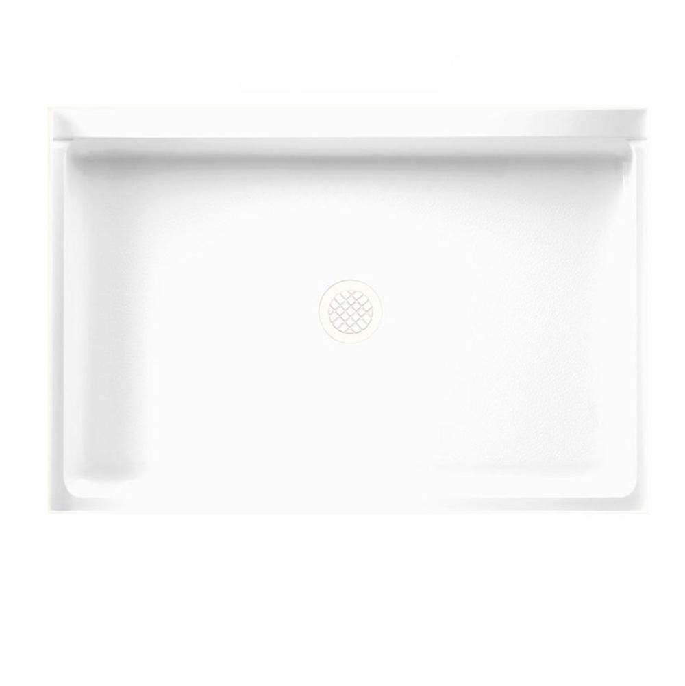 Swan SS-3248 32 x 48 Swanstone Alcove Shower Pan with Center Drain Clay