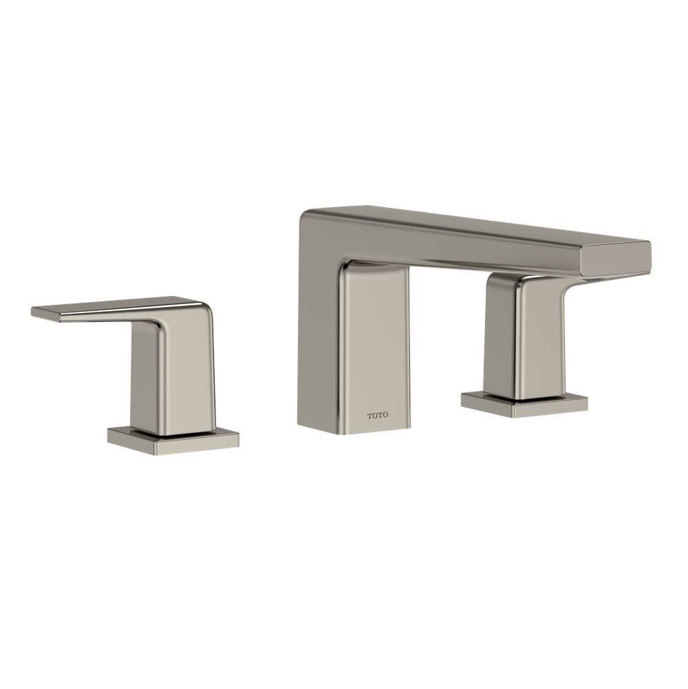 TOTO Toto® Gb Two-Handle Deck-Mount Roman Tub Filler Trim, Polished Nickel